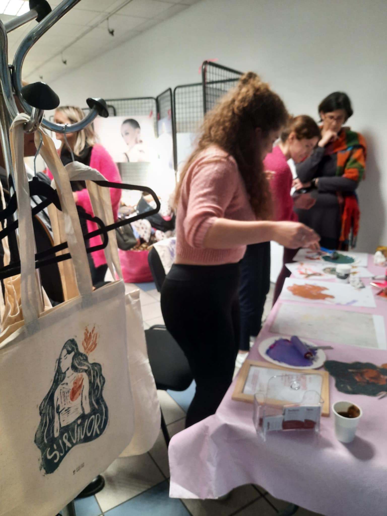 Atelier de linogravure - illustration