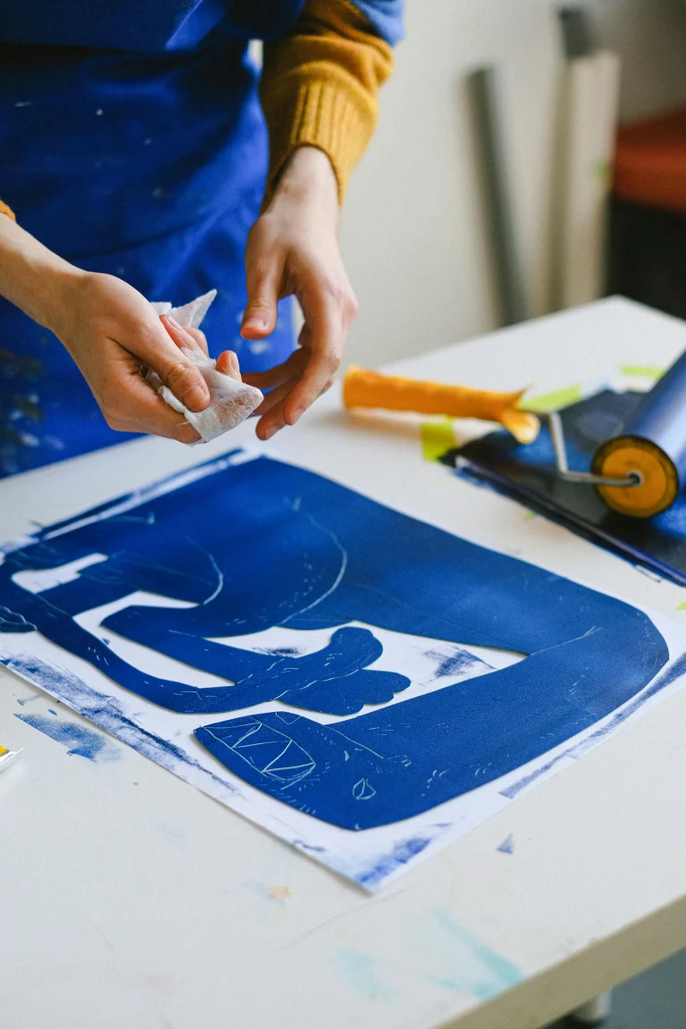 encre linogravure
